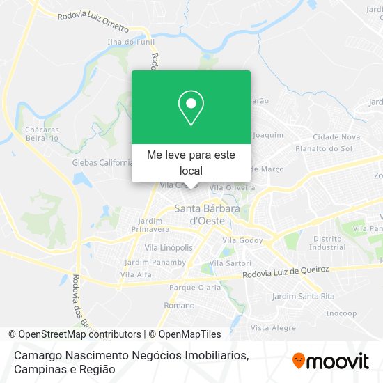 Camargo Nascimento Negócios Imobiliarios mapa
