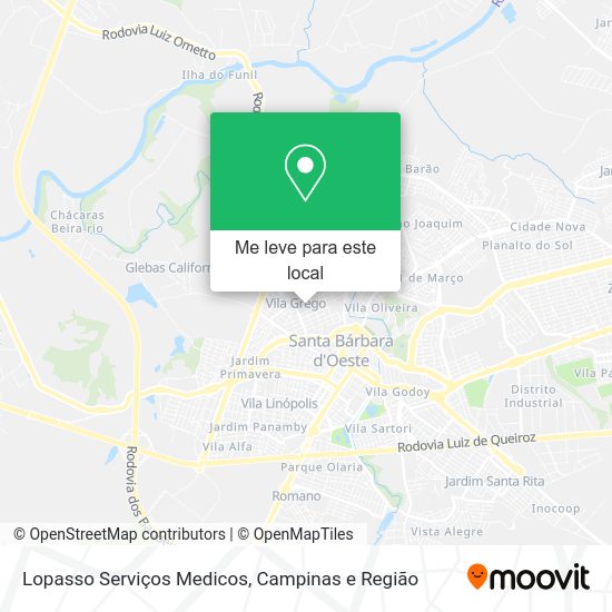 Lopasso Serviços Medicos mapa