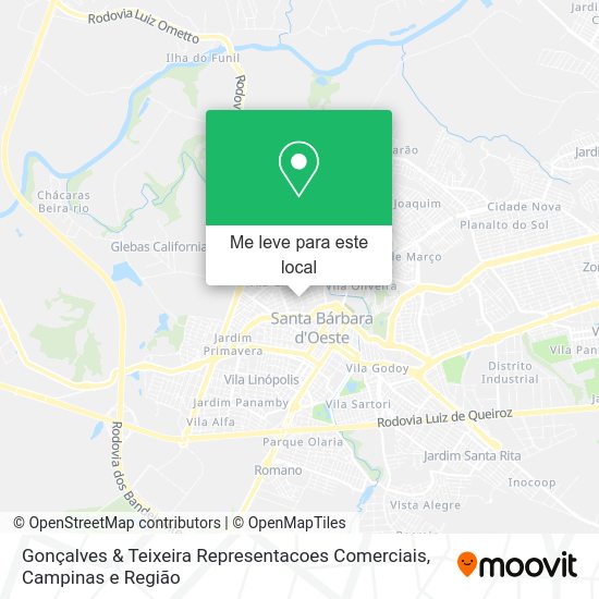 Gonçalves & Teixeira Representacoes Comerciais mapa