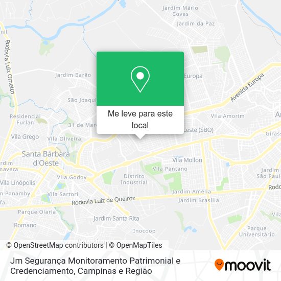 Jm Segurança Monitoramento Patrimonial e Credenciamento mapa