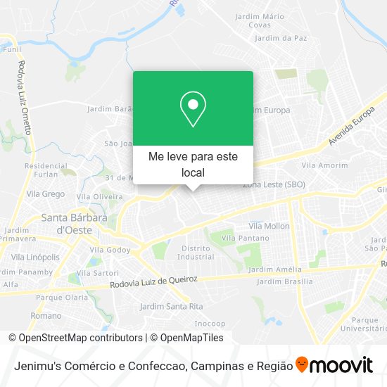 Jenimu's Comércio e Confeccao mapa