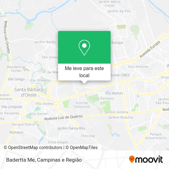 Badertta Me mapa