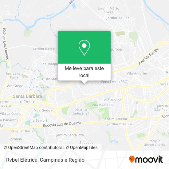 Rvbel Elétrica mapa