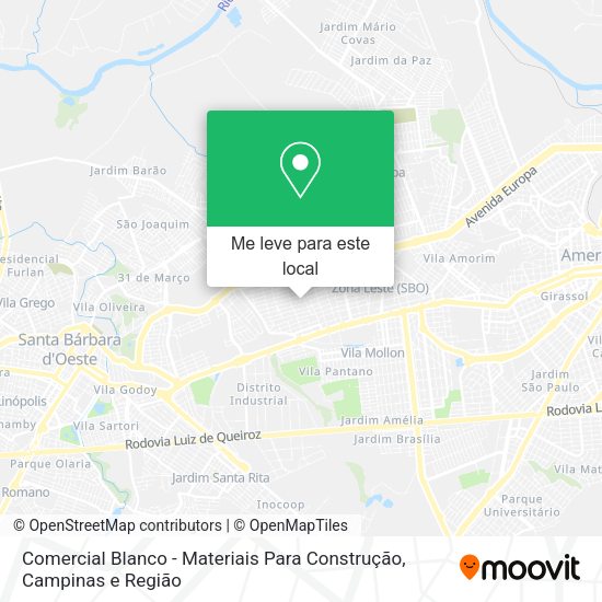 Comercial Blanco - Materiais Para Construção mapa