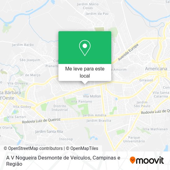A V Nogueira Desmonte de Veículos mapa