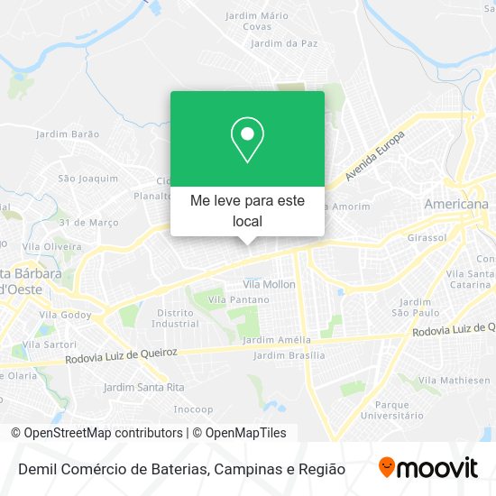 Demil Comércio de Baterias mapa