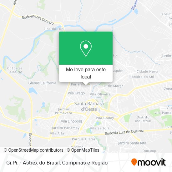 Gi.Pi. - Astrex do Brasil mapa