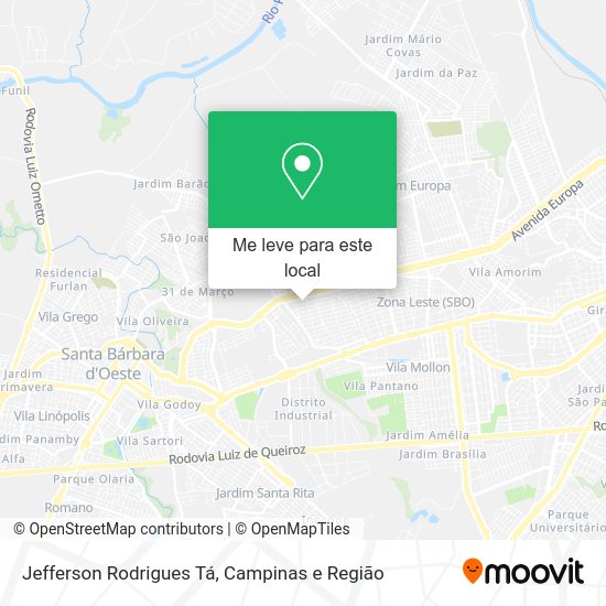 Jefferson Rodrigues Tá mapa