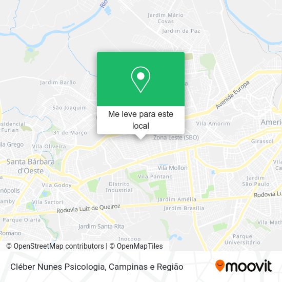 Cléber Nunes Psicologia mapa