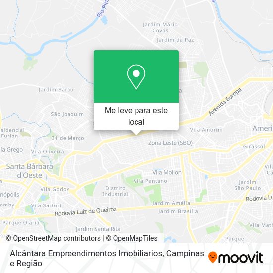 Alcântara Empreendimentos Imobiliarios mapa
