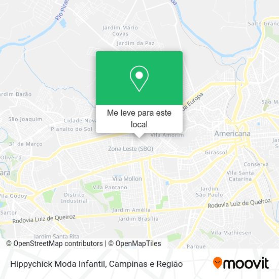 Hippychick Moda Infantil mapa
