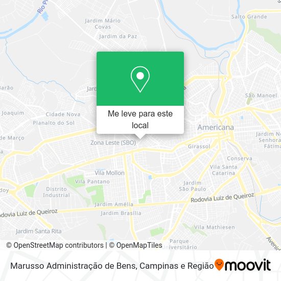 Marusso Administração de Bens mapa