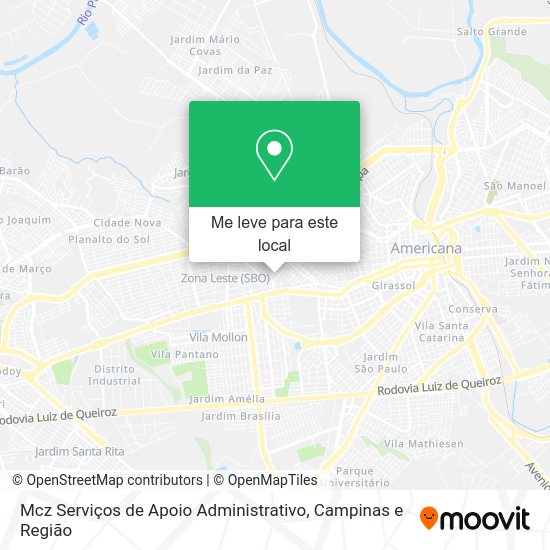 Mcz Serviços de Apoio Administrativo mapa