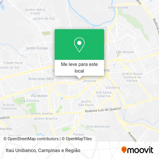 Itaú Unibanco mapa