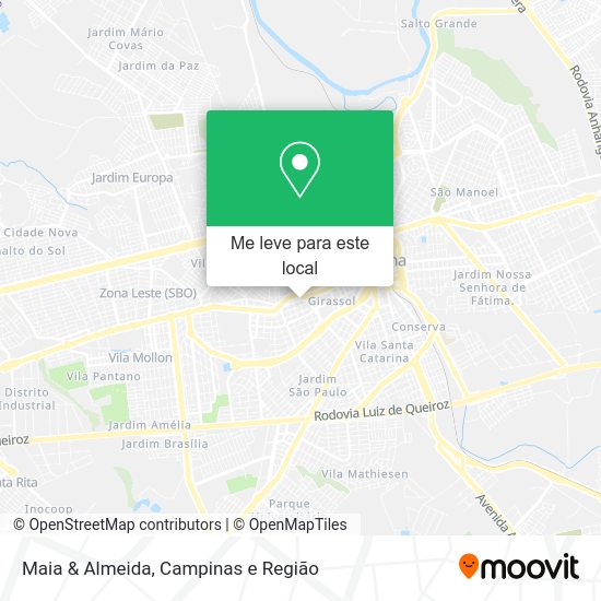 Maia & Almeida mapa