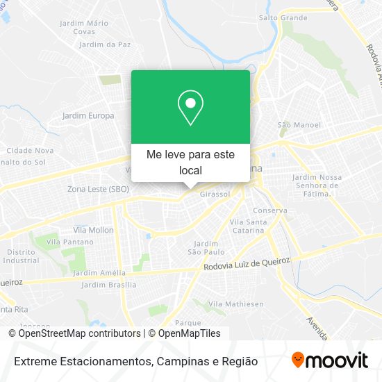 Extreme Estacionamentos mapa