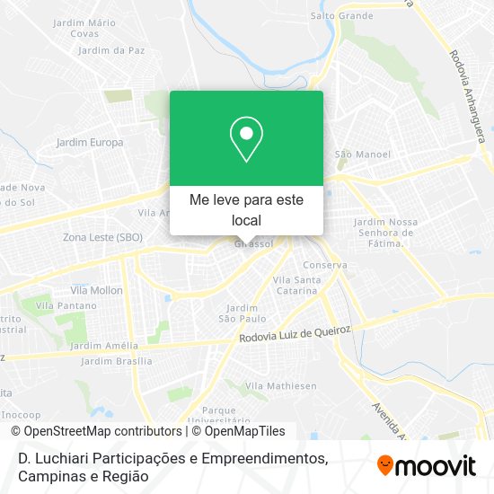 D. Luchiari Participações e Empreendimentos mapa