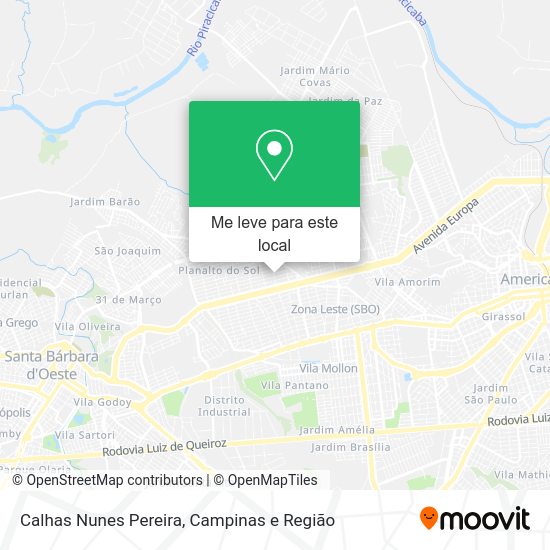 Calhas Nunes Pereira mapa