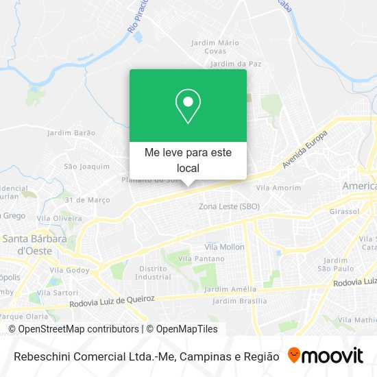Rebeschini Comercial Ltda.-Me mapa