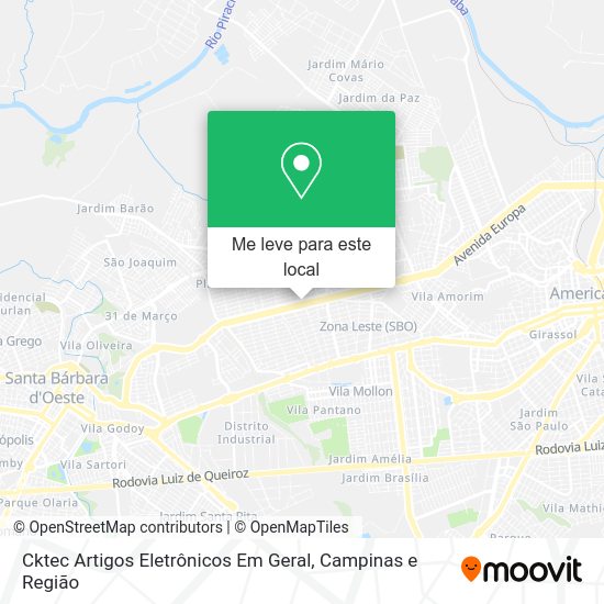 Cktec Artigos Eletrônicos Em Geral mapa