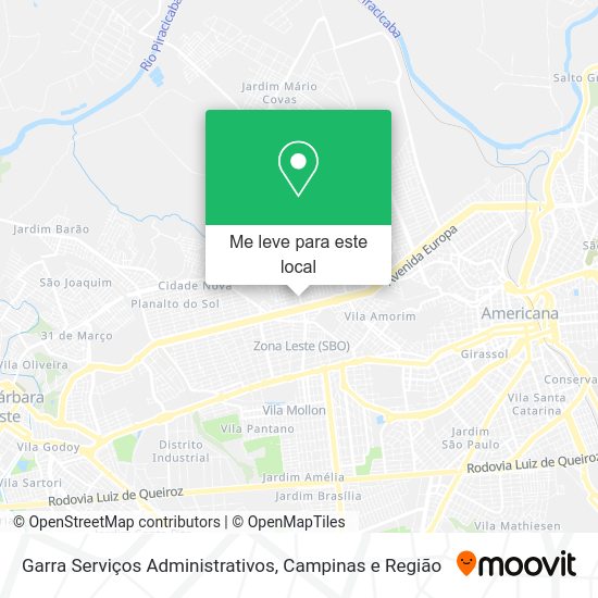 Garra Serviços Administrativos mapa