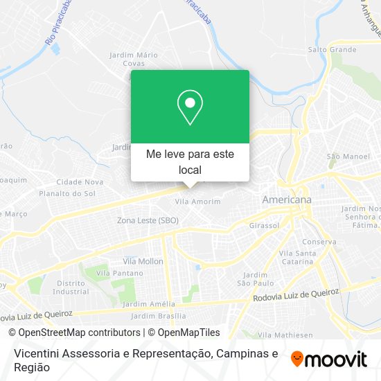 Vicentini Assessoria e Representação mapa
