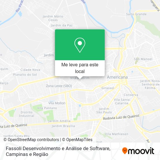 Fassoli Desenvolvimento e Análise de Software mapa
