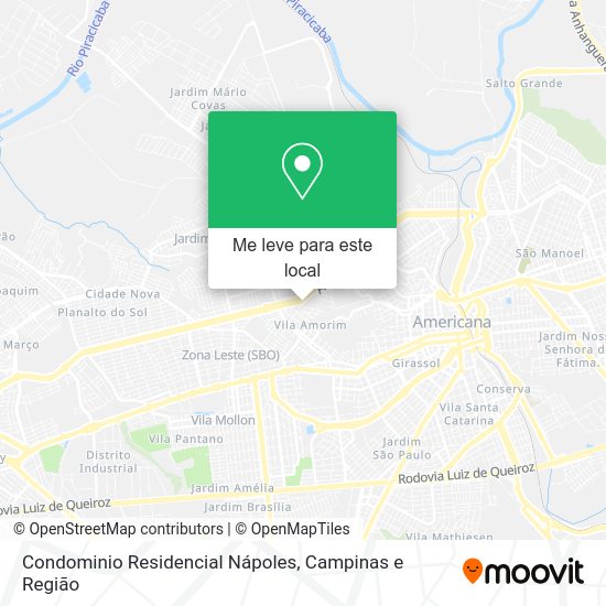 Condominio Residencial Nápoles mapa