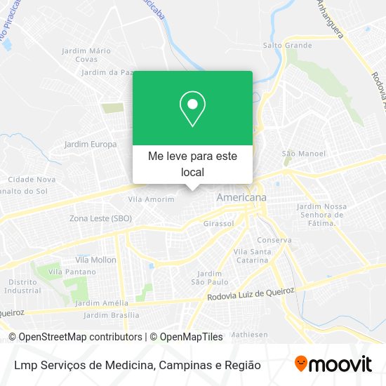 Lmp Serviços de Medicina mapa
