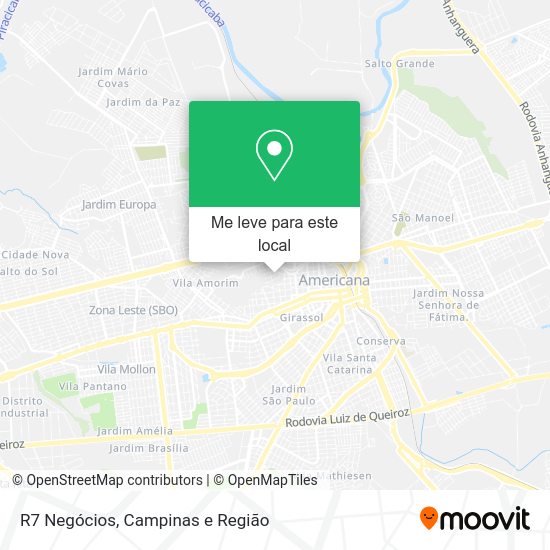 R7 Negócios mapa