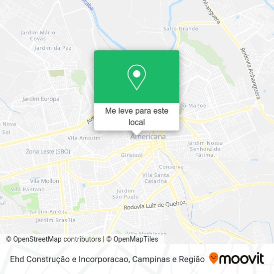 Ehd Construção e Incorporacao mapa