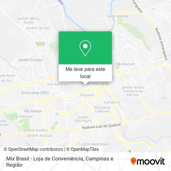 Mix Brasil - Loja de Conveniência mapa