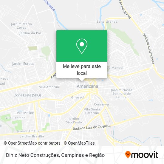 Diniz Neto Construções mapa