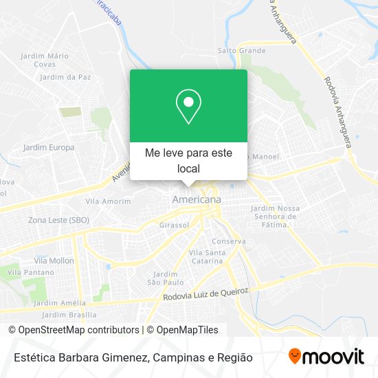 Estética Barbara Gimenez mapa