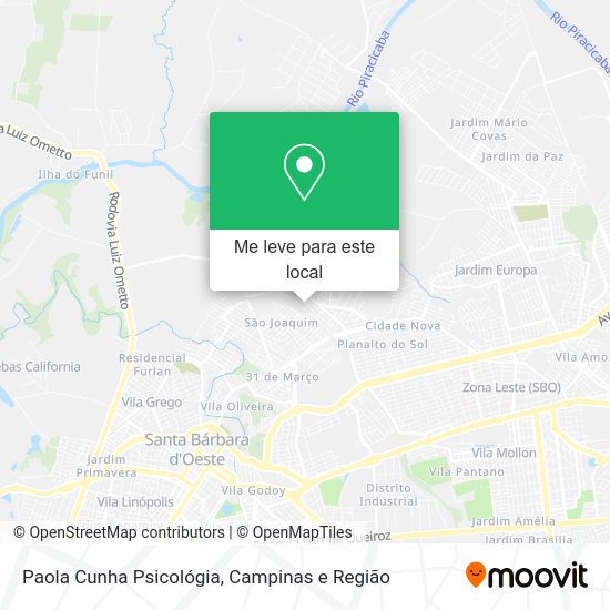 Paola Cunha Psicológia mapa