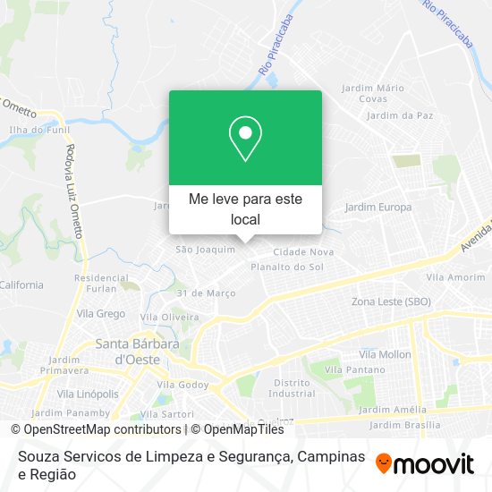 Souza Servicos de Limpeza e Segurança mapa