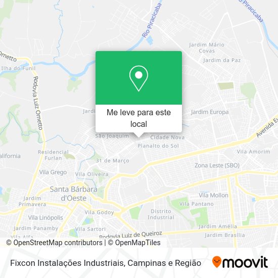 Fixcon Instalações Industriais mapa