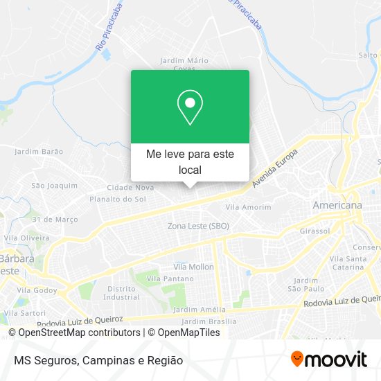 MS Seguros mapa