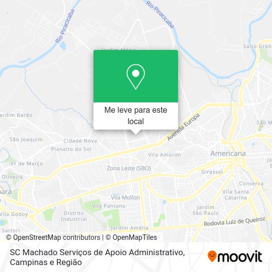 SC Machado Serviços de Apoio Administrativo mapa