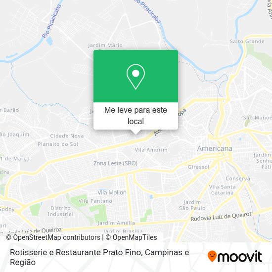 Rotisserie e Restaurante Prato Fino mapa