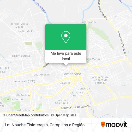 Lm Nouche Físioterapia mapa