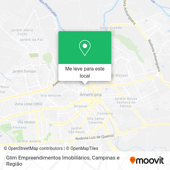 Glim Empreendimentos Imobiliários mapa