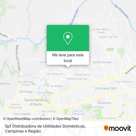 Spf Distribuidora de Utilidades Domésticas mapa