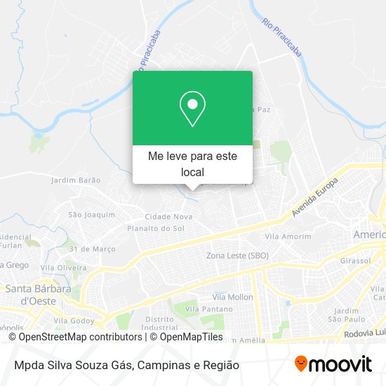 Mpda Silva Souza Gás mapa