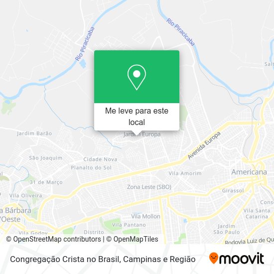 Congregação Crista no Brasil mapa
