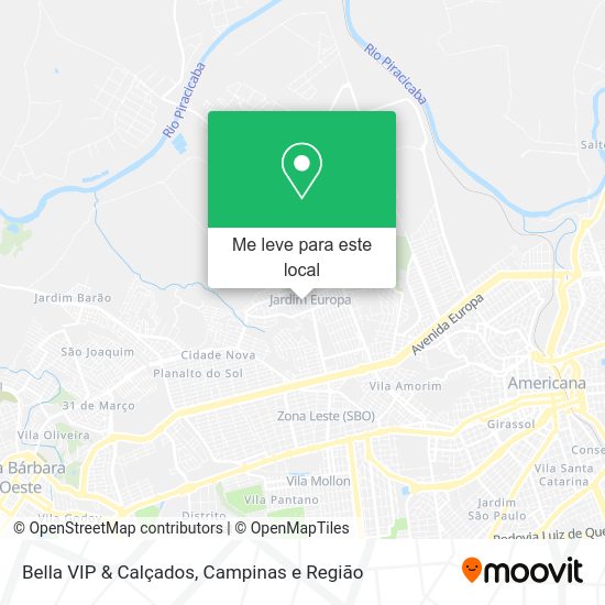 Bella VIP & Calçados mapa