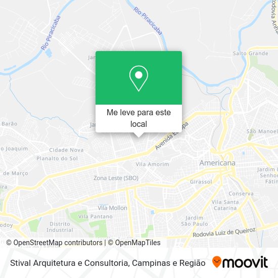 Stival Arquitetura e Consultoria mapa