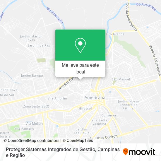 Proteger Sistemas Integrados de Gestão mapa