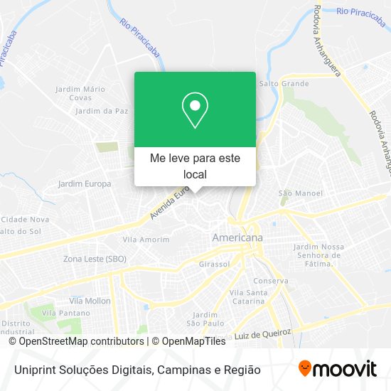 Uniprint Soluções Digitais mapa
