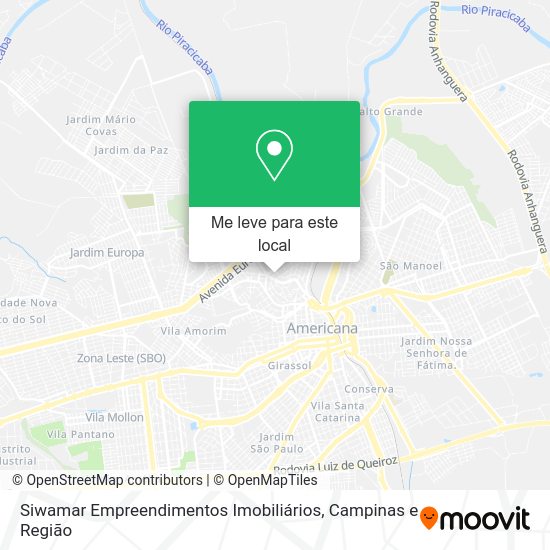 Siwamar Empreendimentos Imobiliários mapa